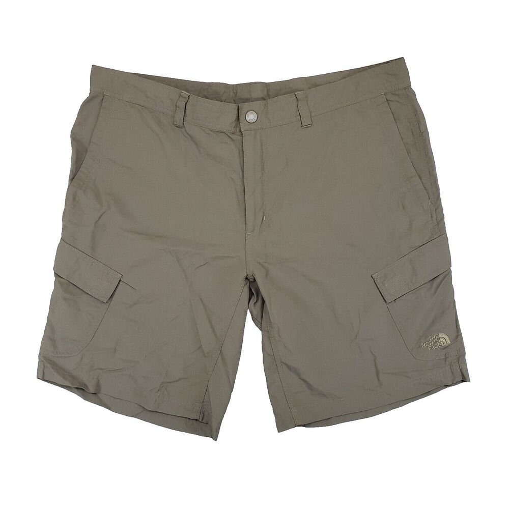 The North Face Ripstop Cargo Hiking Shorts Mens 40 Army Olive Green Camping - Picture 1 of 6